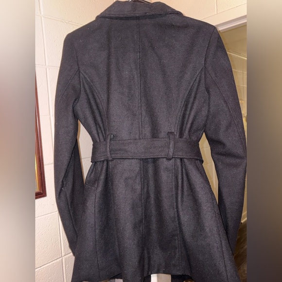 New Look Black Belted Trench Coat| Classic Fall Jacket - Picture 3 of 4